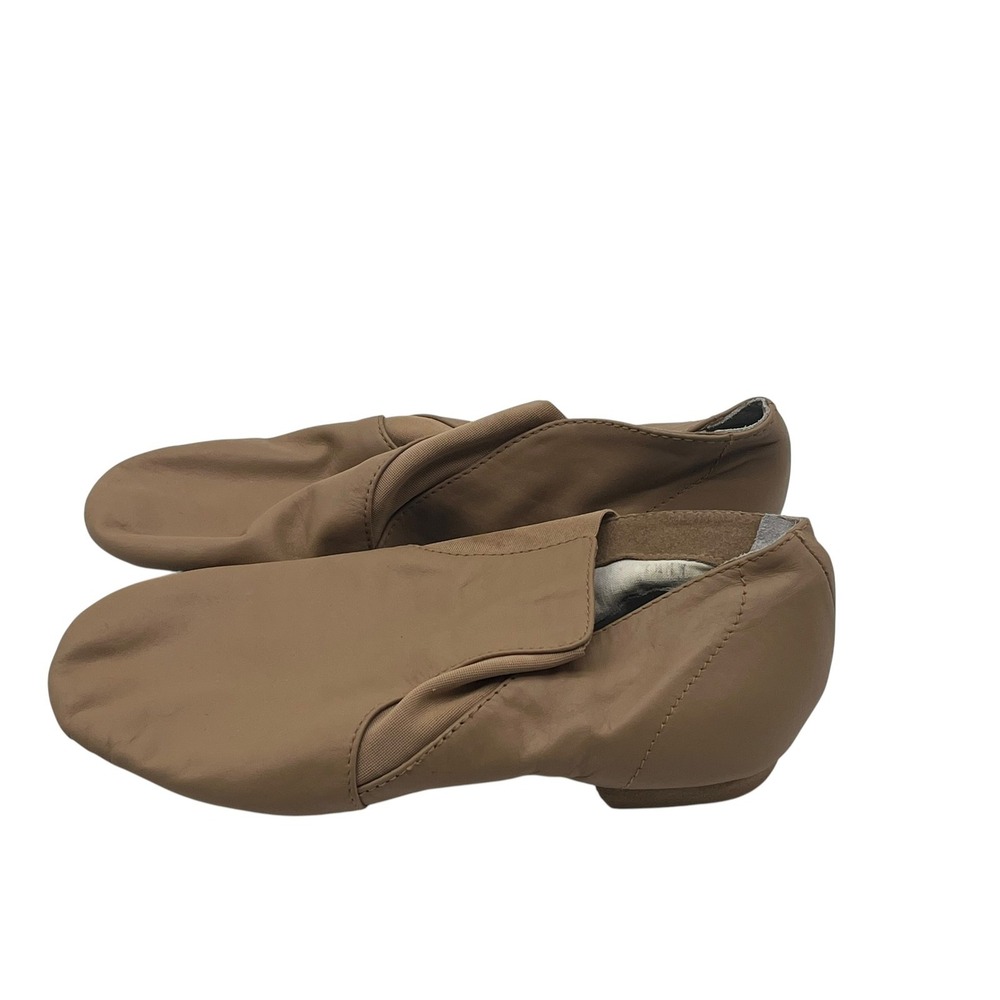 Bloch Heritage Leather Jazz Shoes Split Sole Women's Size 7.5 Tan